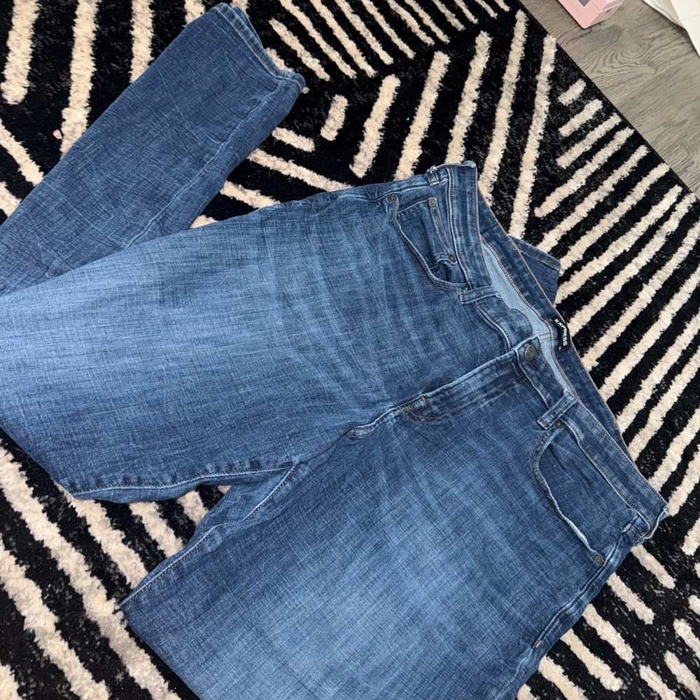 Men’s express jeans relaxed dark wash size 38x36